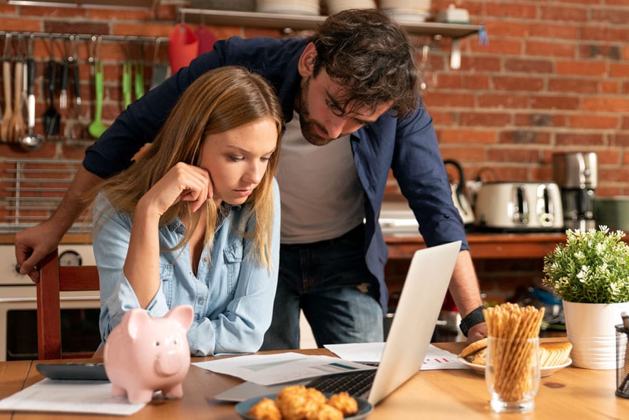 Couple deciding which bankruptcy is right for them