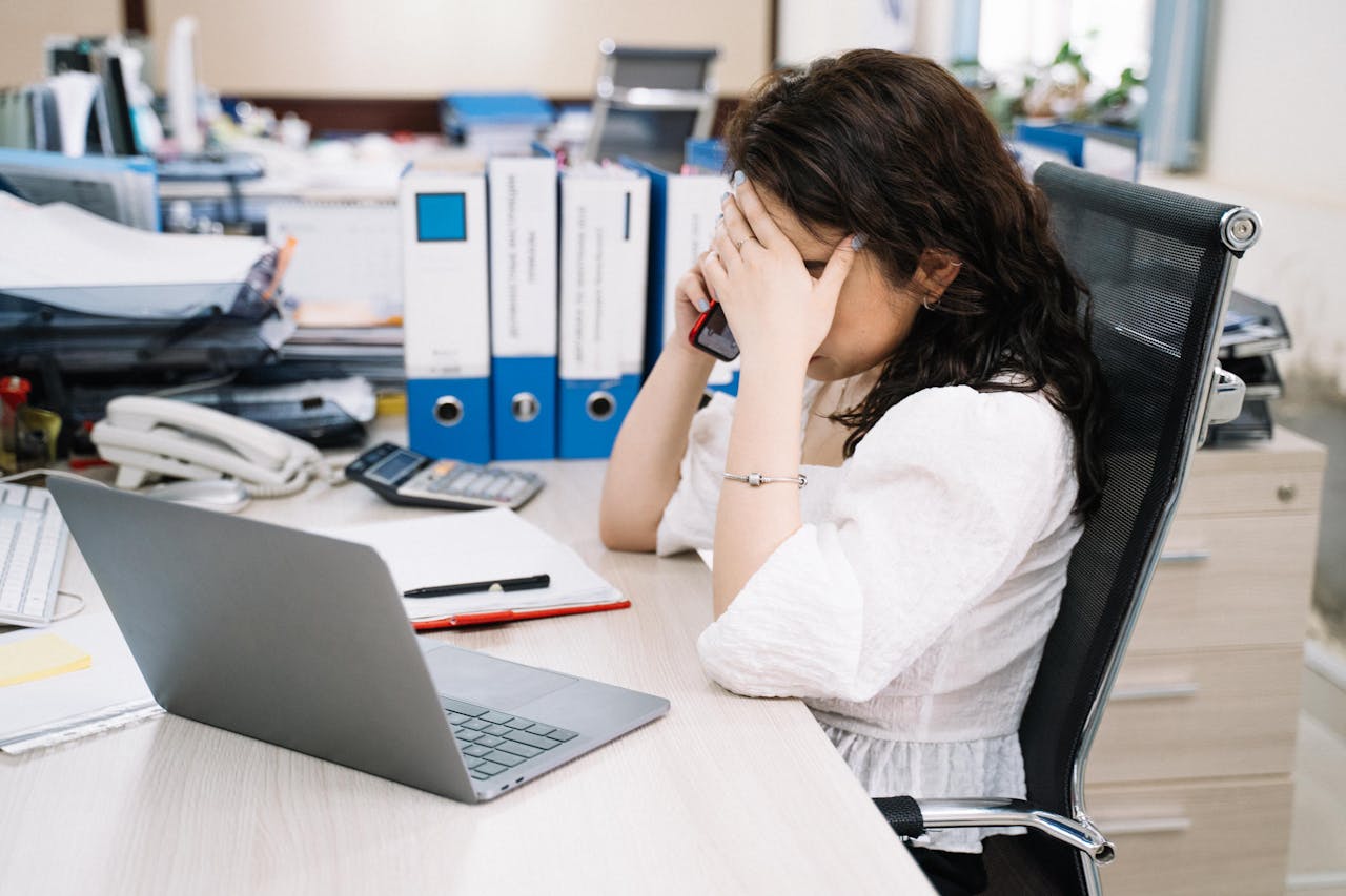 woman experiencing wage garnishment